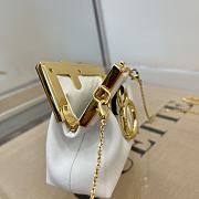 Fendi Nano First Charm White 7AS051 Size: 11.5x10x5.5cm - 6