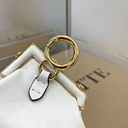 Fendi Nano First Charm White 7AS051 Size: 11.5x10x5.5cm - 5