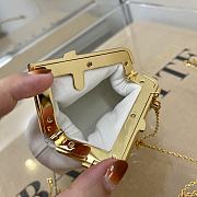 Fendi Nano First Charm White 7AS051 Size: 11.5x10x5.5cm - 4