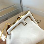 Fendi Nano First Charm White 7AS051 Size: 11.5x10x5.5cm - 2
