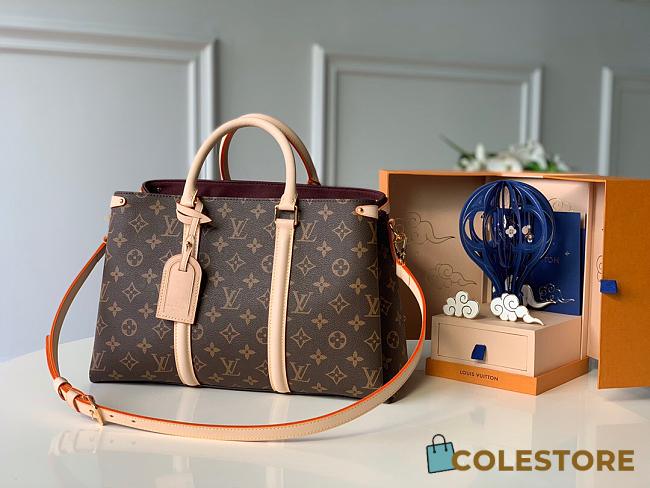 Louis Vuitton Soufflot MM Monogram Canvas M44817 Size 35cm - 1