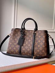 Louis Vuitton Black Monogram Soufflot MM Bag – The Closet