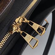 Louis Vuitton Soufflot MM Monogram Canvas In Black Size 35cm - 3