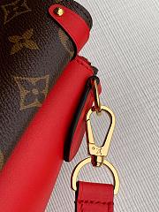 Louis Vuitton Soufflot BB Monogram Canvas In Red 29cm - 4