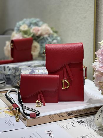 Dior Vertical Saddle Pouch S5641 