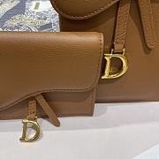 Dior Vertical Saddle Pouch In Brown S5641  - 6