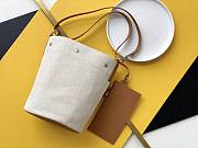 YSL Rive Gauche Shopping Bag In Brown 66929 Size 18x26x18cm - 3
