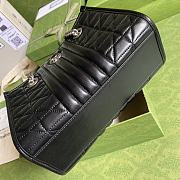 Gucci GG Marmont Handbag In Black 681483 Size 26.5x19x11cm - 2