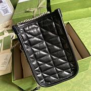 Gucci GG Marmont Handbag In Black 681483 Size 26.5x19x11cm - 6