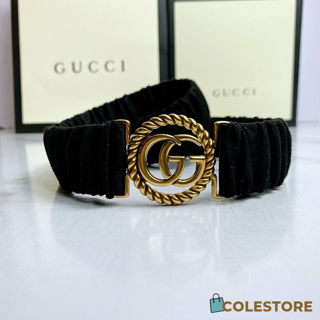 Gucci Velvet Belt - 1