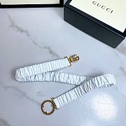 Gucci Belt In White - 4