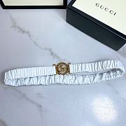 Gucci Belt In White - 6