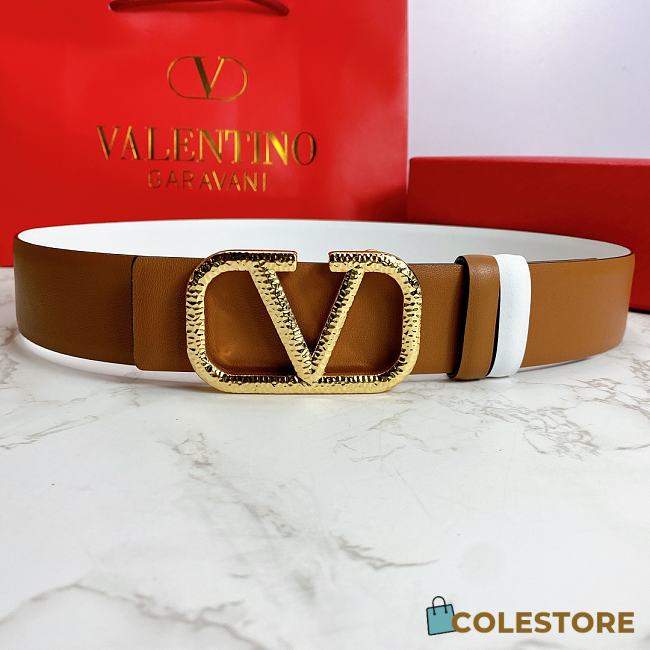 Valentino Belt In Brown - 1