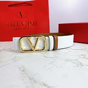 Valentino Belt In White - 6