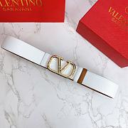 Valentino Belt In White - 5