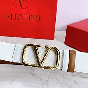 Valentino Belt In White - 4