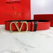 Valentino Belt In Red - 6