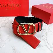 Valentino Belt In Red - 5