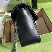 Gucci GG Marmont Shoulder Bag In Black 443497 Size 26.5x19x11cm - 2