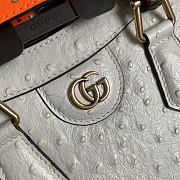 Gucci Diana Mini Borsa Shopping With White Leather 660195 27cm - 4