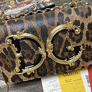 Dolce & Gabbana DG Girls Logo-Embellished Leather Shoulder Bag BI141 Size 21x5x13.5cm - 2
