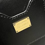 Dolce & Gabbana DG Girls Logo-Embellished In Brown Polka Dot Leather Shoulder Bag BI141 Size 21x5x13.5cm - 6
