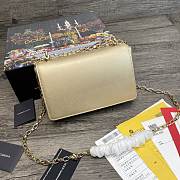 Dolce & Gabbana DG Girls Logo-Embellished In Forest Leather BI141 21cm - 2