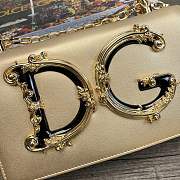 Dolce & Gabbana DG Girls Logo-Embellished In Forest Leather BI141 21cm - 6