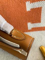Hermes Mini Kelly In Brown Epsom Leather 19 cm - 2