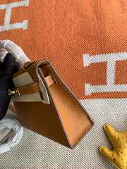 Hermes Mini Kelly In Brown Epsom Leather 19 cm - 5