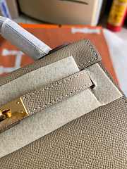 Hermes Mini Kelly In Beige Epsom Leather 19 cm - 2