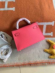 Hermes Mini Kelly In Rose Epsom Leather 19 cm - 2