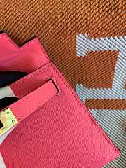 Hermes Mini Kelly In Rose Epsom Leather 19 cm - 5