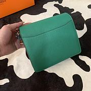 Hermes Mini Roulis Bag Green Calfskin Gold Hardware 19 cm - 6