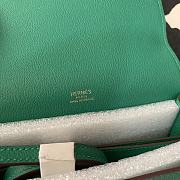 Hermes Mini Roulis Bag Green Calfskin Gold Hardware 19 cm - 3