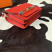 Hermes Mini Roulis Bag Red Calfskin Gold Hardware 19 cm - 6
