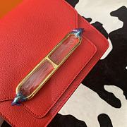 Hermes Mini Roulis Bag Red Calfskin Gold Hardware 19 cm - 3