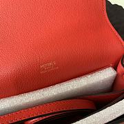 Hermes Mini Roulis Bag Red Calfskin Gold Hardware 19 cm - 2