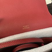 Hermes Mini Roulis Bag Bodeaux Calfskin Gold Hardware 19 cm - 3