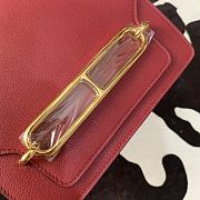 Hermes Mini Roulis Bag Bodeaux Calfskin Gold Hardware 19 cm - 2
