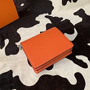 Hermes Mini Roulis Bag Orange Calfskin Gold Hardware 19 cm - 6
