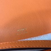 Hermes Mini Roulis Bag Orange Calfskin Gold Hardware 19 cm - 3