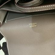 Hermes Mini Roulis Bag Grey Calfskin Gold Hardware 19 cm - 3