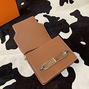 Hermes Mini Roulis Bag Brown Calfskin Gold Hardware 19 cm - 6