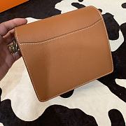 Hermes Mini Roulis Bag Brown Calfskin Gold Hardware 19 cm - 4