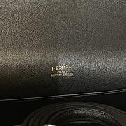 Hermes Mini Roulis Bag Black Calfskin Gold Hardware 19 cm - 3