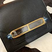 Hermes Mini Roulis Bag Black Calfskin Gold Hardware 19 cm - 2