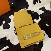 Hermes Mini Roulis Bag Yellow Calfskin Gold Hardware 19 cm - 4