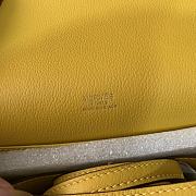 Hermes Mini Roulis Bag Yellow Calfskin Gold Hardware 19 cm - 2