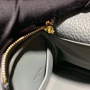 Hermes Mini Lindy Blue Gray Calfskin H082607 19cm  - 3